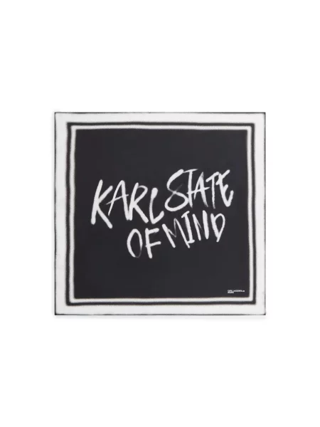 Fular Karl Lagerfeld Jeans negru