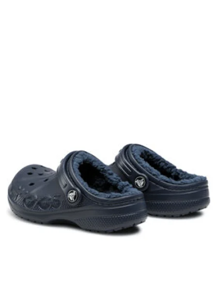 Šľapky Crocs Baya Lined Clog K Tmavomodrá