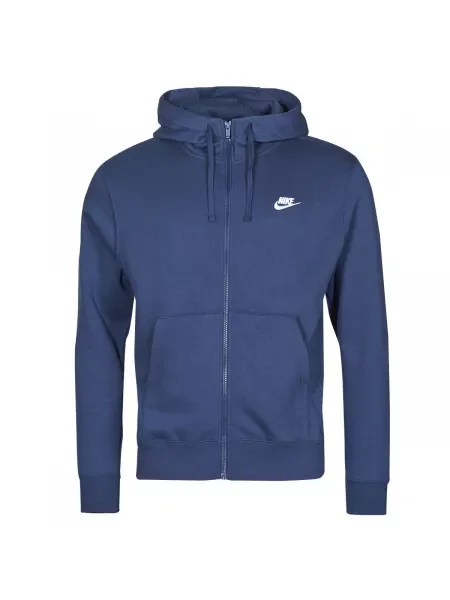 Fleecová fleecová mikina Nike modrá