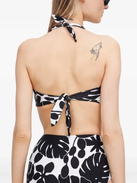 Top Kate Spade cu model floral negru