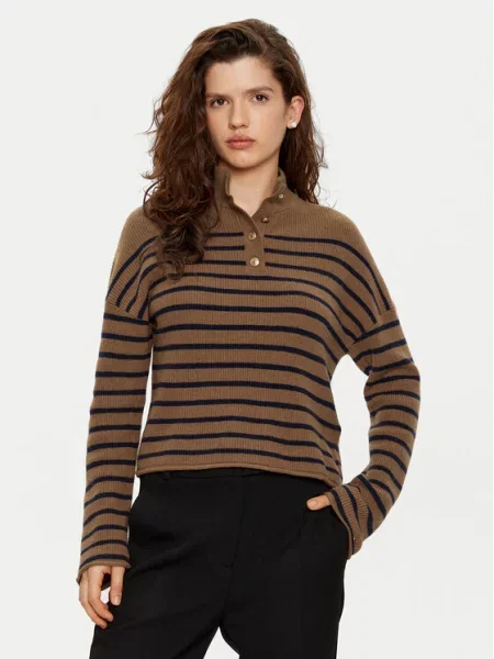 Πουλόβερ Tommy Hilfiger καφέ