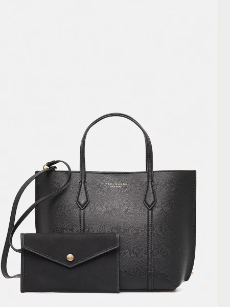 Tommy Hilfiger pantaloni bleumarin drept high waist negru