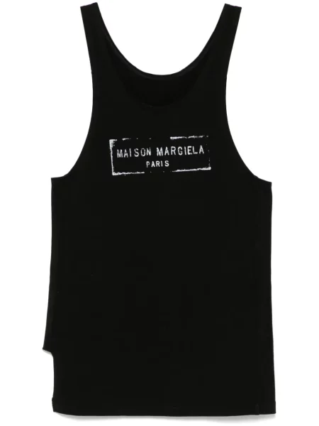 Top Maison Margiela cu imagine negru