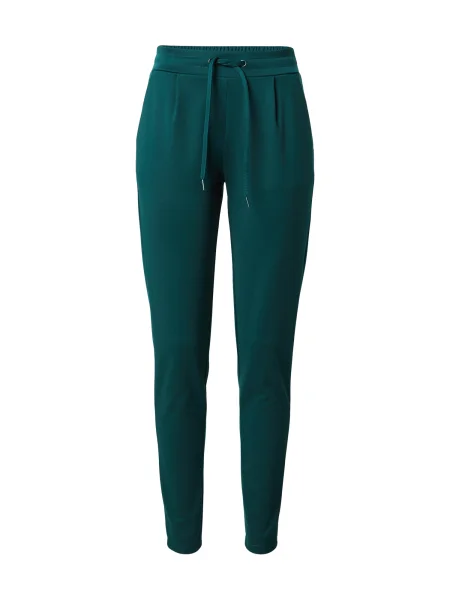 ICHI Pantaloni KATE petrol verde