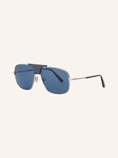 Tom Ford Okulary Przeciwsłoneczne silber niebieskie