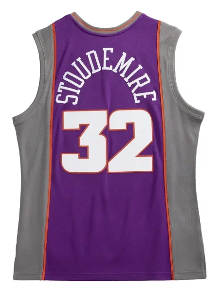 Cămașă Mitchell & Ness din jerseu violet