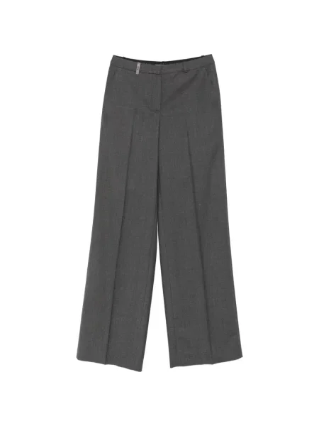 Pantaloni Peserico de lână gri