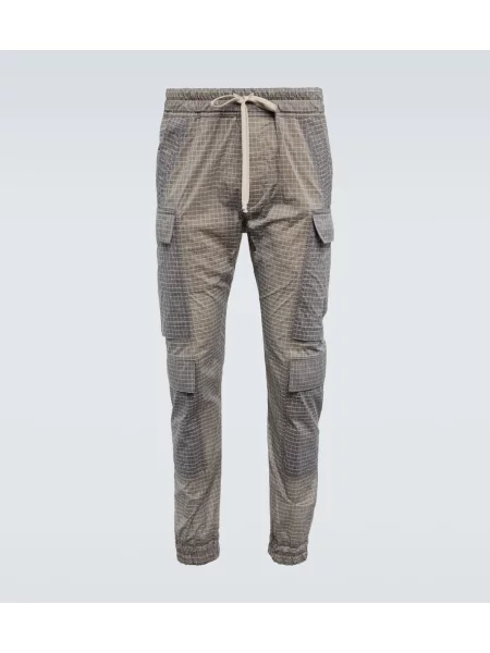 Cargo kalhoty Rick Owens šedé