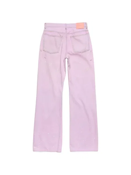 Džíny Acne Studios fialové