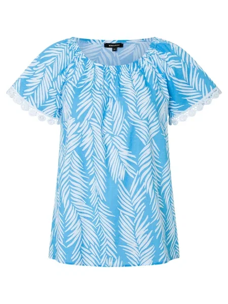 MORE & MORE Bluza svetlo modra bela