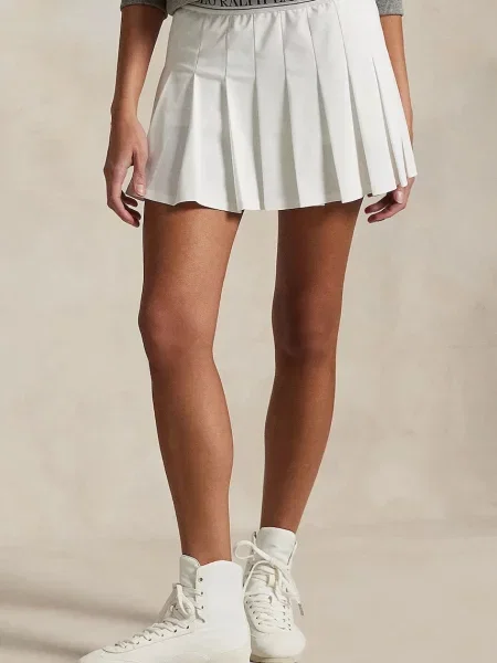 Спідниця mini розкльошена білий