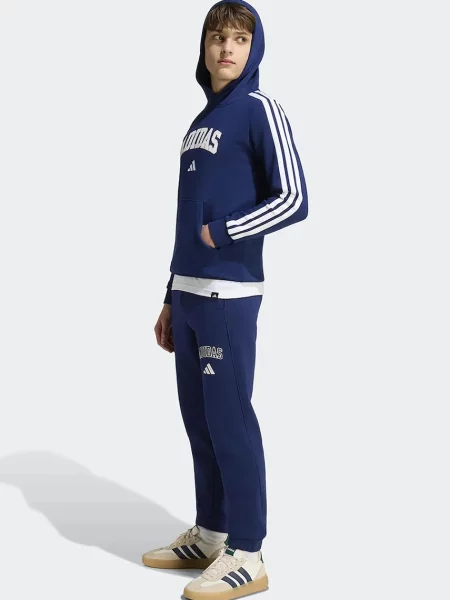Adidas кофта з капюшоном дитяча з бавовною