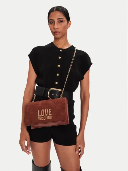 LOVE MOSCHINO Geantă maro