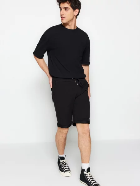 Bermude Trendyol negru