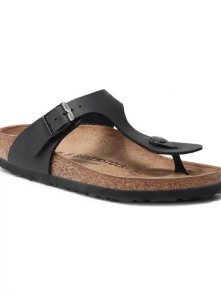 Žabky BIRKENSTOCK Gizeh BF Narrow black černé