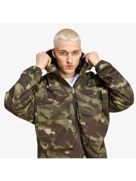 Μπουφάν adidas Camo Jkt Olive Strata M ελιά