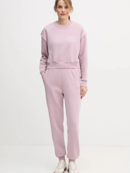 Однотонные спортивные штаны Colmar розовые