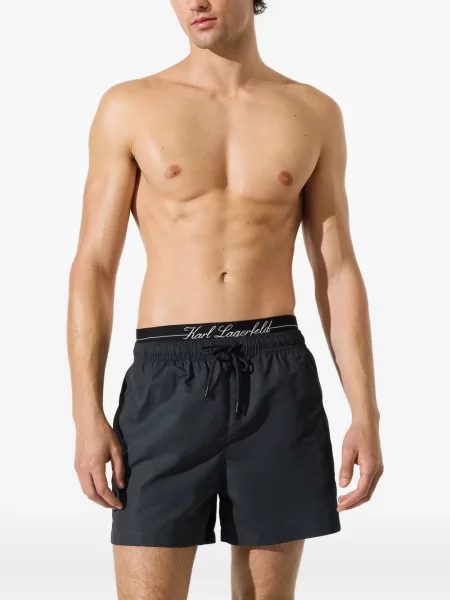 Slip de baie Karl Lagerfeld albastru