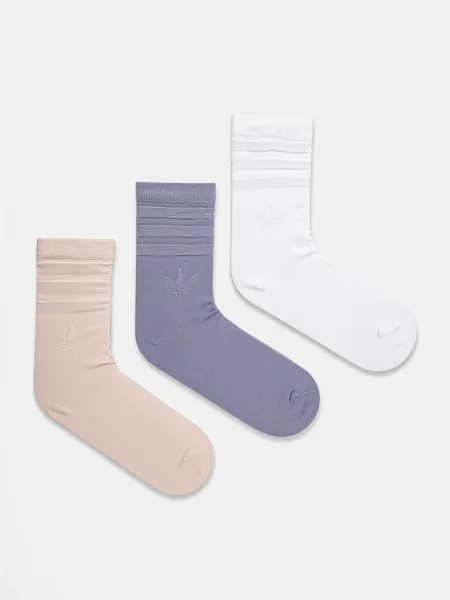 Чорапи adidas Originals 3 чифта бяло