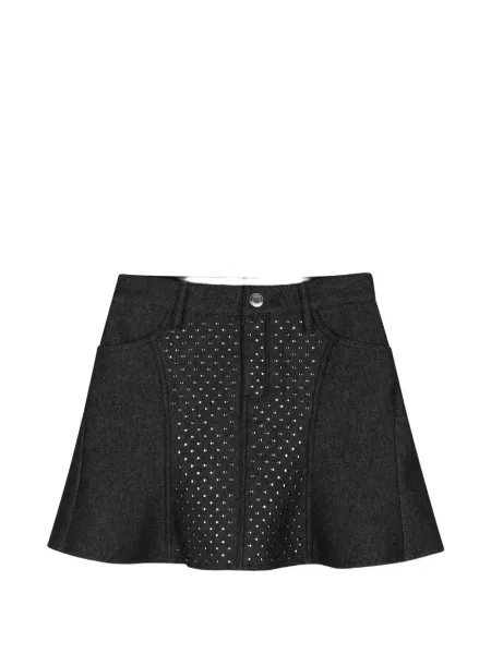 Dětské džínová sukně Marc Jacobs šedé