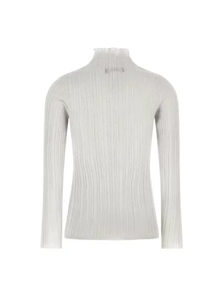 Dzianinowy sweter Fabiana Filippi szary