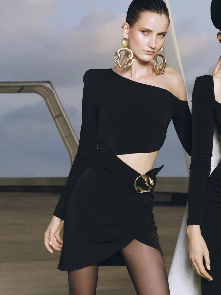 Rochie mini Trendyol negru