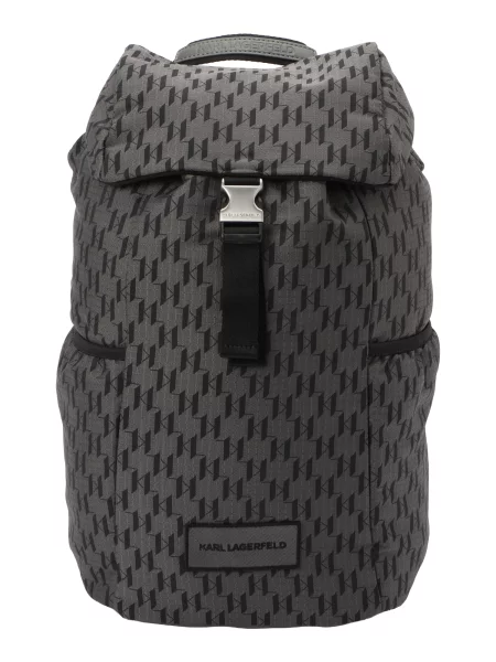 Ruksak Karl Lagerfeld K/MONOGRAM sivá