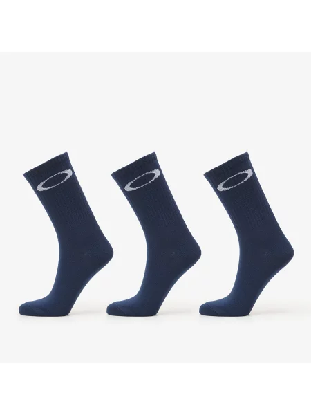 Ponožky Oakley Ellipse Crew Sock Abyss/ White M bílé