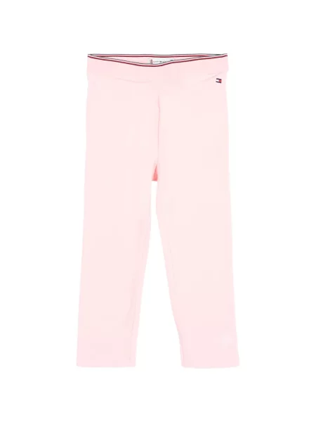 Legginsy dziecięce Tommy Hilfiger różowe