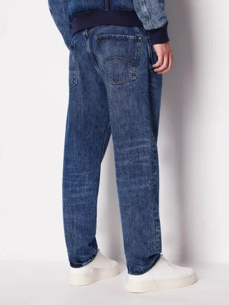 Зауженные джинсы Armani Exchange синий