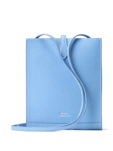 Koszulka polo Polo Ralph Lauren zamszowa na sprzączkę w paski niebieska