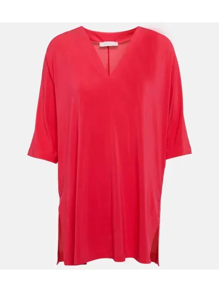 Top Max Mara din jerseu roz