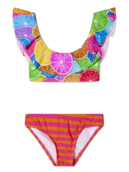 Bikini dziecięce Nessi Byrd różowe