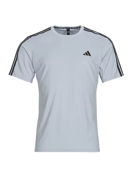 Majica Adidas s črtami siva