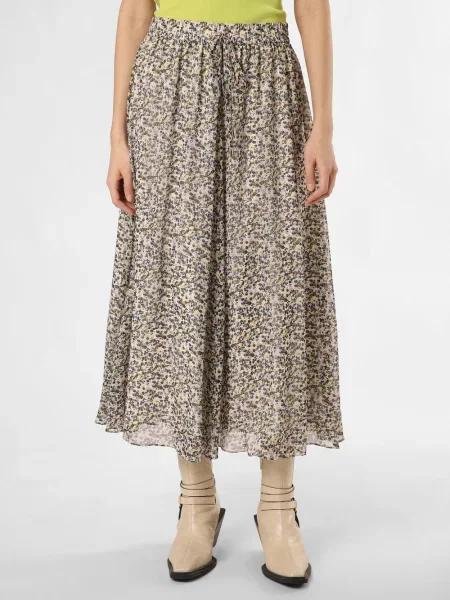 JOOP! Spódnica Kobiety wielokolorowy|zielony wzorzysty 38 zielona