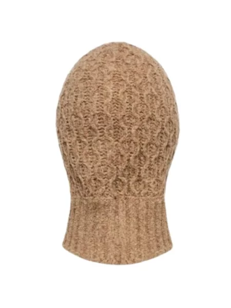 Czapka Moncler brązowa