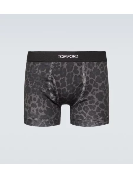Boxeri Tom Ford cu imagine cu model leopard