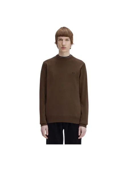 Sweter Fred Perry brązowy