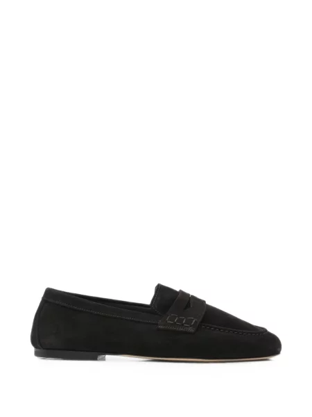 Pantofi loafer Dear Frances din piele de căprioară maro