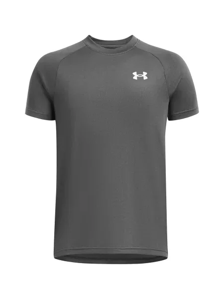 UNDER ARMOUR Tehnička sportska majica Tech tamo siva bijela