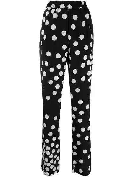 Pantaloni Valentino cu buline negru
