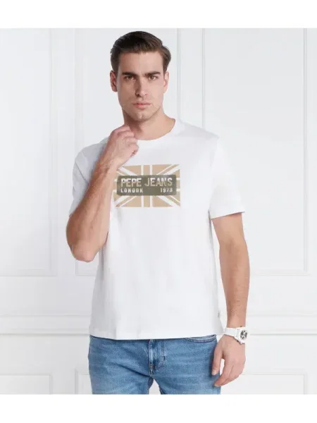 Pepe Jeans London Tricou credick alb