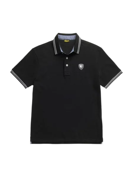 Koszulka polo Blauer czarna