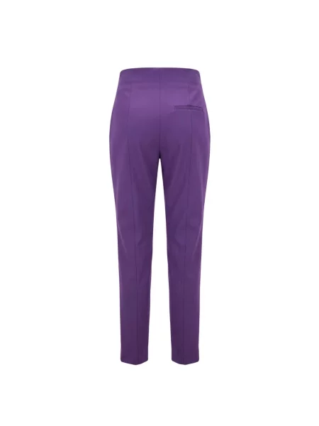 Spodnie Trussardi fioletowe