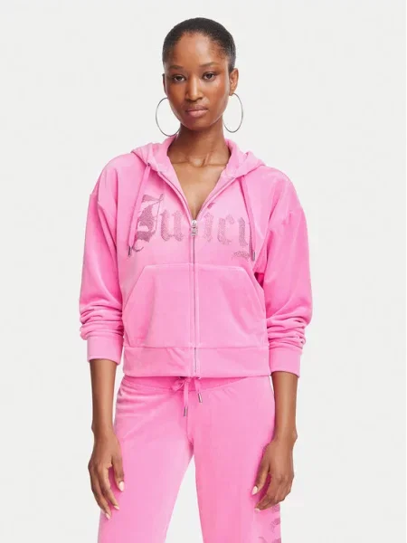 Juicy Couture Bluza Old Gothic różowy