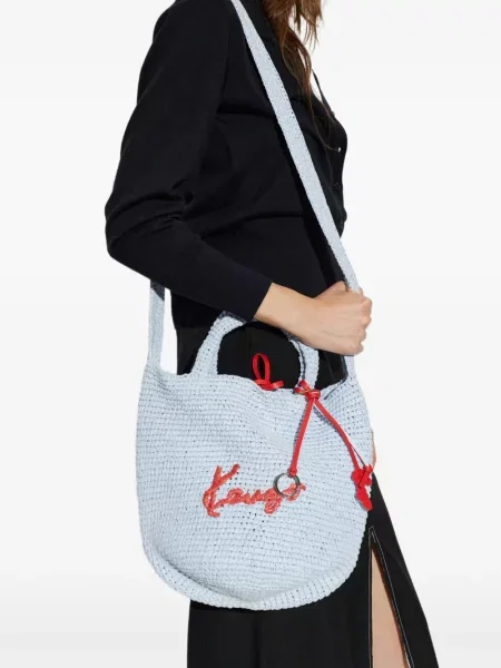 Shopper kabelka Kenzo modrá