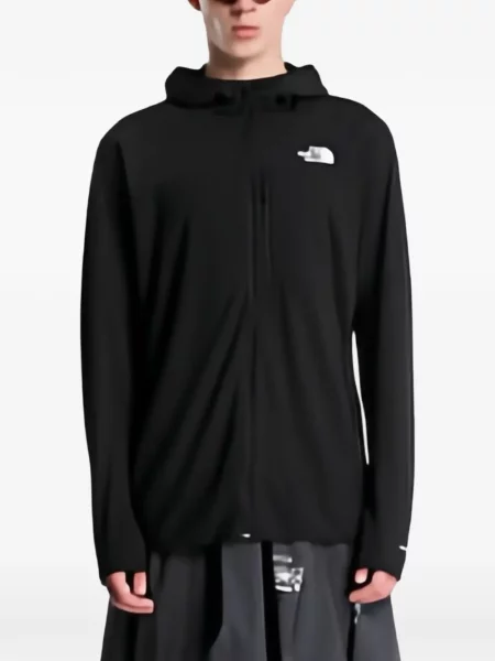 Geacă The North Face cu glugă negru