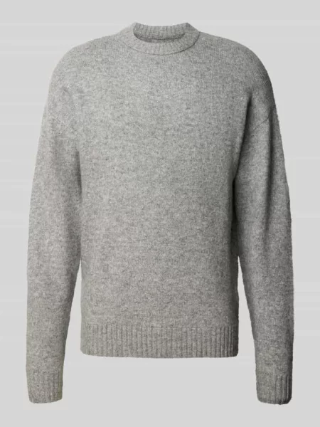 Sweter z dzianiny z okrągłym dekoltem model SOHO OLLIE' Jack & Jones