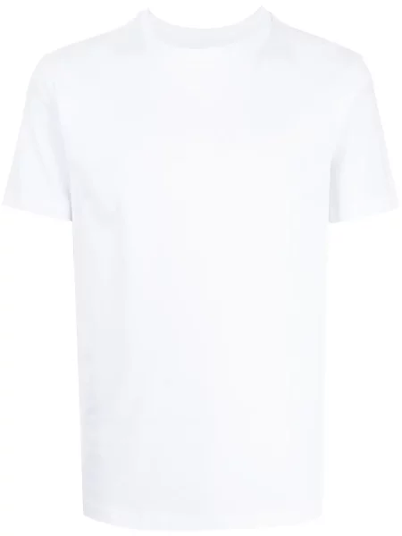 Tricou Emporio Armani cu decolteu rotund alb