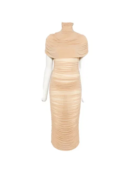 Sukienka midi Magda Butrym drapowana do kolan garniturowa